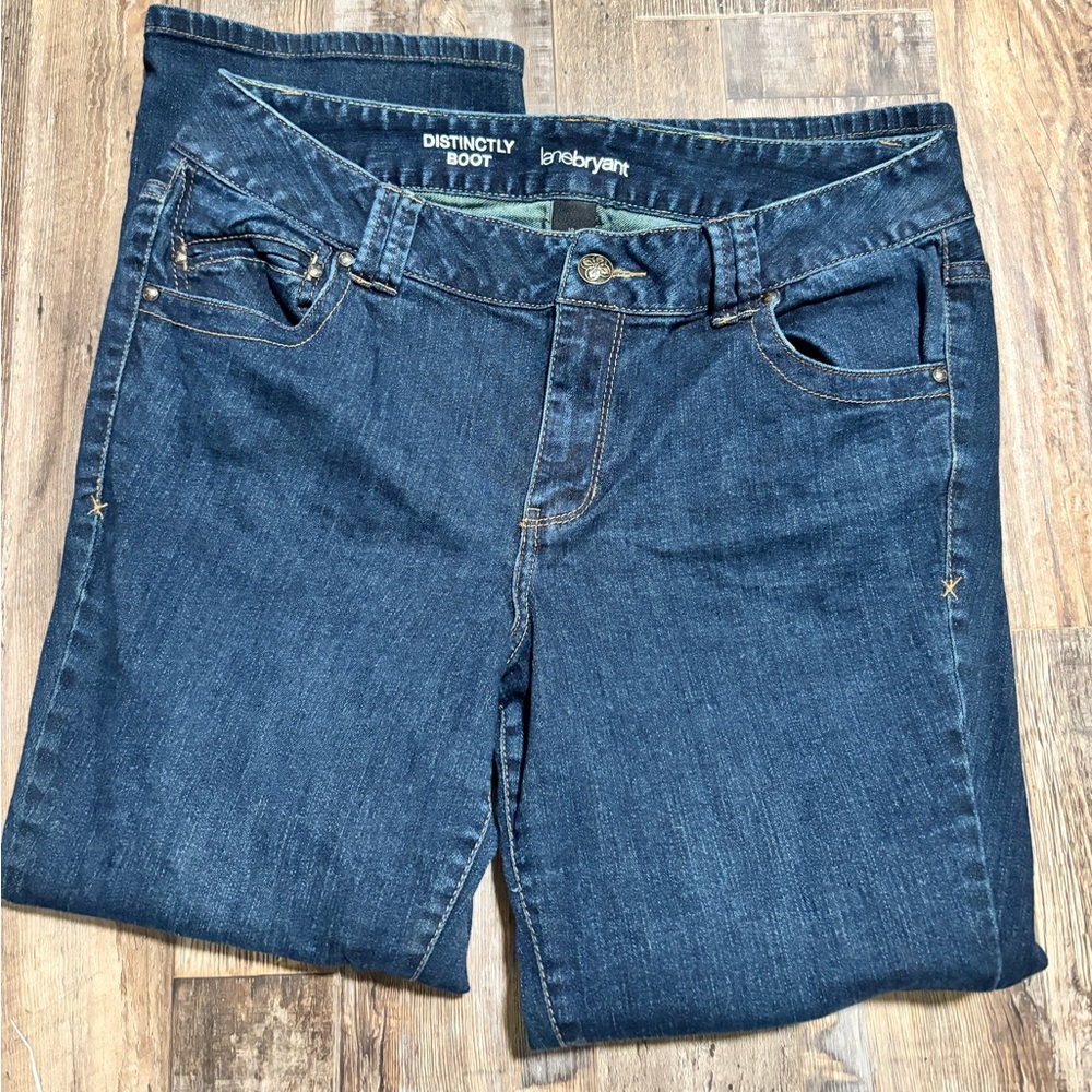 Lane Bryant Distinctly bootcut jeans, 18 petite